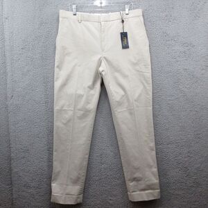 Polo Ralph Lauren Chino Dress Pants Mens 36x33 Beige‎ New Golf